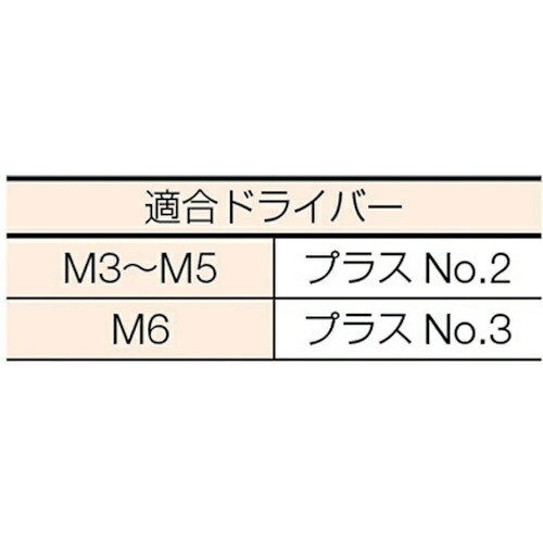 トラスコ中山｜TRUSCO NAKAYAMA ナベ頭小ネジ　チタン　サイズM6X40　2本入　TB910640