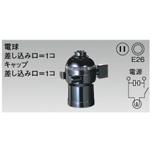 Panasonic｜パナソニック ラジオソケット ブラック WW1020P [1個口][WW1020P] panasonic