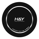 H&Y|エイチアンドワイ EVO マグネティックレンズキャップ 49mm フロント用 ブラック LC49