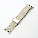 クールモバイルカンパニー APPLE WATCH 1-10/SE1-2 38/40/41/42(10のみ)MM ナイロンマグネットバンド ベージュ ベージュ AWBN2533-04BE(2)