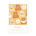 フタバ|Futaba 箔押しポストカード 1枚入 ROKKAKU×cafe teddy クッキー R0012304 【代金引換配送不可】