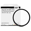 H&Y|エイチアンドワイ クリップオン ストリーク 67-82mm トランスペアレント クリア