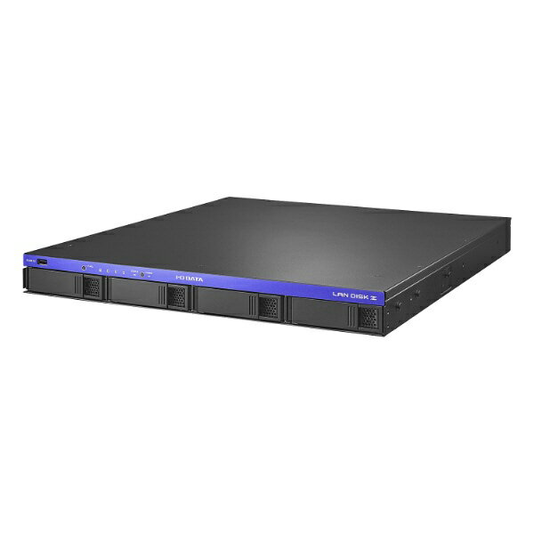 I-O DATA｜アイ・オー・データ LAN DISK Z [4TB搭載 /4ベイ] ラックマウント Windows Server IoT 2025 for Storage Workgroup搭載 法人向けNAS(中規模オフィス 〜50人) HDL4-Z25WATB04U