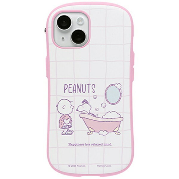 HAMEE｜ハミィ [iPhone 15/14/13専用]PEANUTS/ピーナッツ iFace First Class MagSynqケース iFace サクラピンク/バスタイム 41-990292