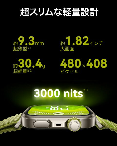 HUAWEI｜ファーウェイ HUAWEI WATCH FIT 4 Pro Black - Image 3