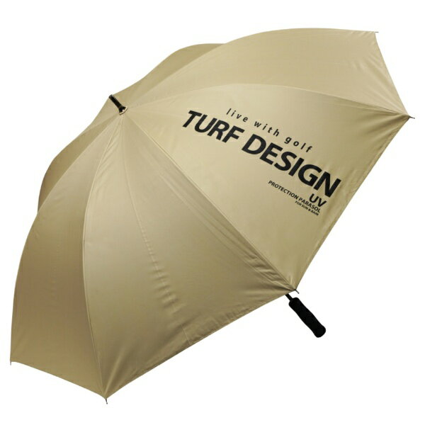 TURF DESIGN｜ターフデザイン パラソル ベージュ TDPS-BE71 [晴雨兼用傘]