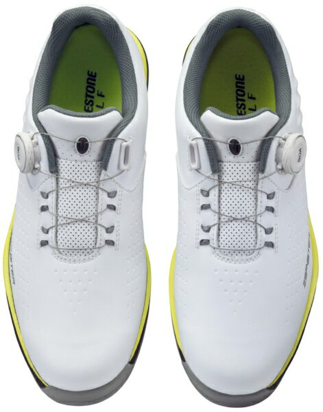ブリヂストン｜BRIDGESTONE ゴルフシューズ ゼロ・スパイク バイター ライト ホワイト×イエロー SH2505 [メンズ /28.0cm /幅:3E]