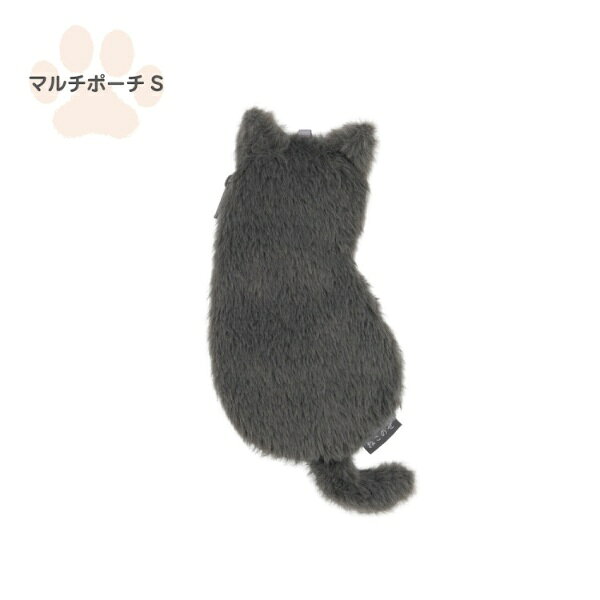 ナカバヤシ｜Nakabayashi マルチポーチ S ねこのせ 灰ロシアン NNS-MP01GY biccamera-15145214 楽天ビック(ビックカメラ×楽天) パッケージ画像