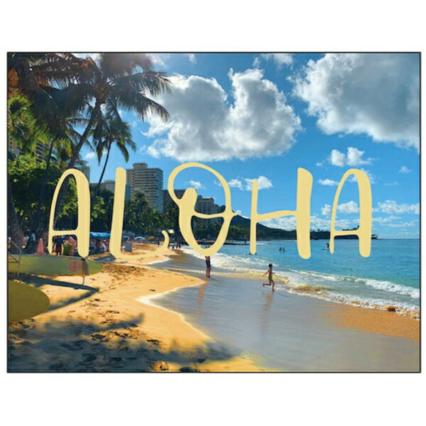 トレード｜TRADE sign city キャンバス Landscape ALOHA F12 No.43204 【メーカー直送・代金引換不可・時間指定・返品不可】