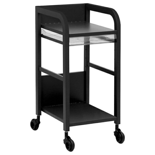 カグクロ｜KAGUKURO フリーアドレス用オープンワゴン（W291×D350×H640mm） ブラック