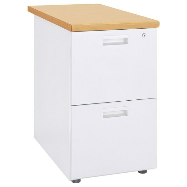 【エントリーで最大2万ポイント当たる｜2/25まで】 カグクロ｜KAGUKURO スチール2段脇机（W400×D700×H700mm） ナチュラル【キャンセル・返品不可】