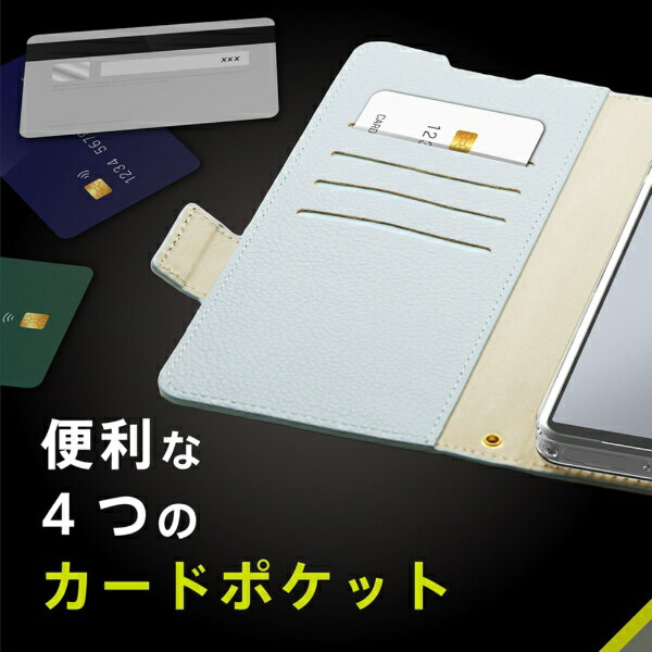 トリニティ｜Trinity Xperia 1 VII [FlipNote] 耐衝撃フリップノートケース カーボンブラック TR-XP253-FN-CBBK