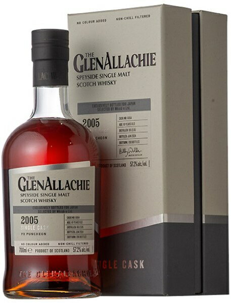 ウイスキー グレンアラヒー2005 PXシェリーパンチョン 700ml【ウイスキー】 【代金引換配送不可】