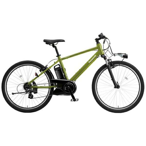 Panasonic｜パナソニック 電動アシスト自転車 ハリヤ グラスグリーンビター BE-FH671 [26インチ /7段変速]2025年モデル【キャンセル・返品不可】 【代金引換配送不可】