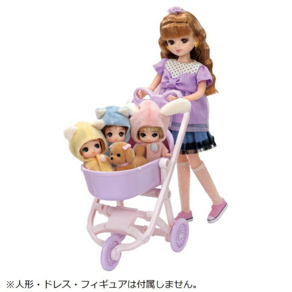 【2025年7月】 タカラトミー｜TAKARA TOMY リカちゃん LF-11 みんなでおでかけ3WAY！ベビーカー【発売日以降のお届け】のサムネイル