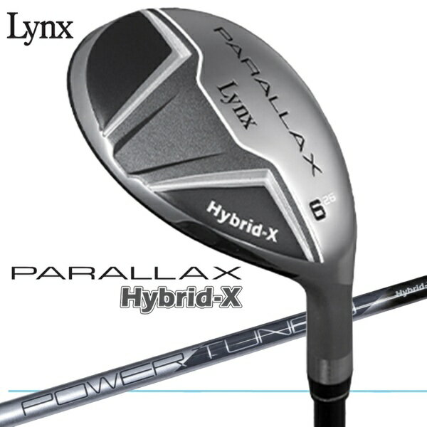 LYNX - LYNX｜リンクス アイアン #6 パララックス ハイブリッド エックス PARALLAX Hybrid-X LX-PX-HB [26° /LYNXオリジナルカーボン /R /右利き用]