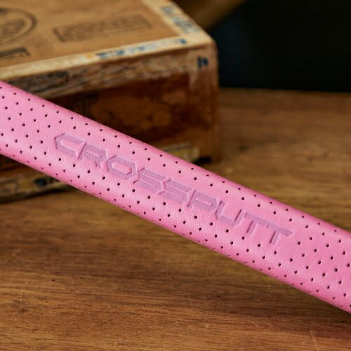 CROSSPUTT｜クロスパット パターグリップ CROSSPUTT Putter Grip 本革 ピンク a01-000129