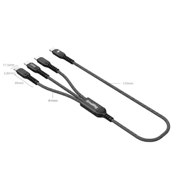 SmallRig｜スモールリグ 3-in-1 USB-C電源ケーブル5079 SmallRig SR5079