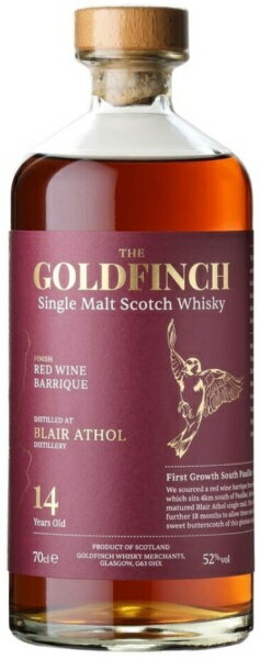ブレア アソール&nbsp;ウイスキー ザ ゴールドフィンチ ブレアアソール 14年 サウスポイヤック 700ml【ウイスキー】 【代金引換配送不可】