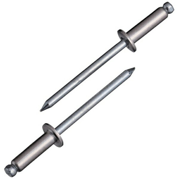 ロブテックス｜Lobtex ブラインドリベット（1000本入）　ステンレス/スティール　6−6　NSS66《※画像はイメージです。実際の商品とは異なります》