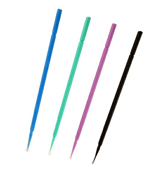 塗料、接着剤、顔料の細かい塗布に最適■多機能アプリケーターの便利なセット　2.5mm / 2.0mm / 1.5mm / 1.2mm 4種類のサイズ（各25本入り）