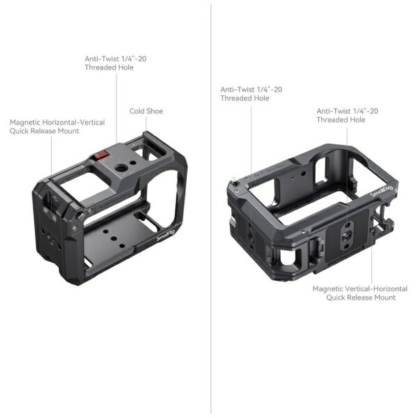SmallRig｜スモールリグ 4119C DJI Osmo Action 3/4/5 pro用 ケージ SmallRig SR4119C