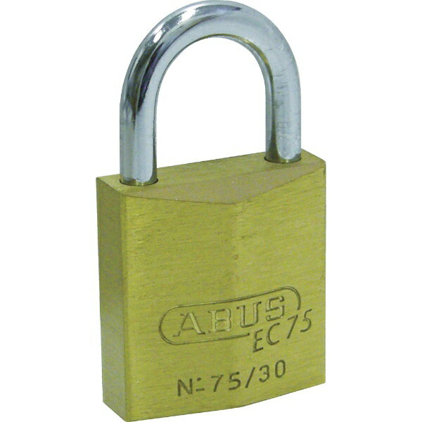 アバス｜ABUS 真鍮南京錠 ディンプルシリンダー バラ番 EC75-30KD