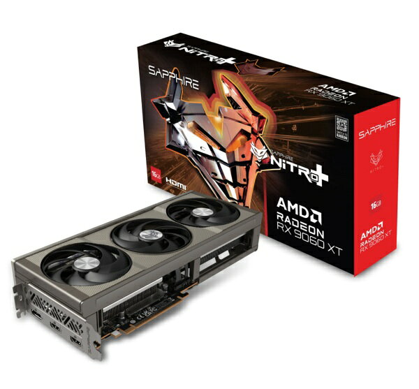 SAPPHIRE NITRO+ Radeon RX 9060 XT GAMING OC 16GBの商品画像