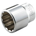 TONE|トネ ソケット(12角) 21mm 6D21《※画像はイメージです。実際の商品とは異なります》(4)