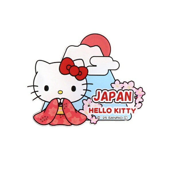 OWLTECH｜オウルテック アクリルマグネット 富士山＆着物 ハローキティ LSA-MAFK-103-KT