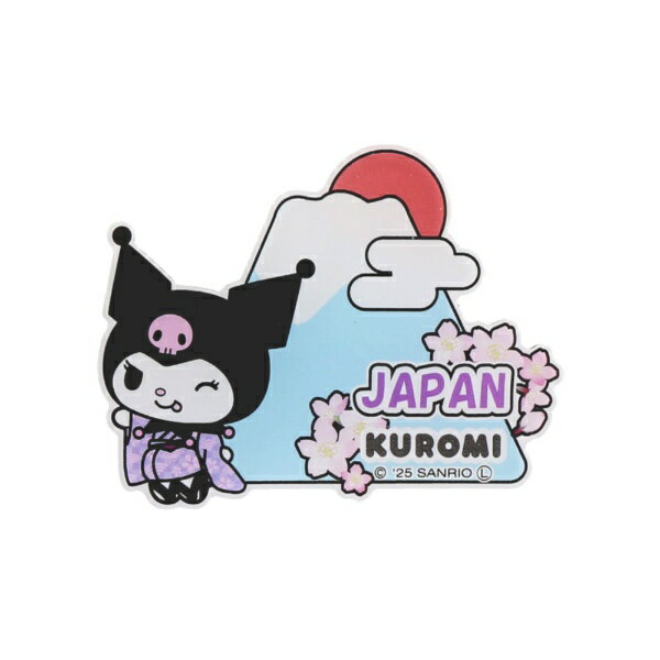 OWLTECH｜オウルテック アクリルマグネット 富士山＆着物 クロミ LSA-MAFK-103-KU