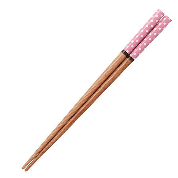 ●長さ18cmの子供用箸です。●ポップな水玉模様がテーブルを明るくしてくれます。●すべり止め加工が施されており、うどんやそばなどの麺類も食べやすくなっています。●コンパクトなので大人のお弁当用としても持ち運びしやすいです。●天然木を使用しており天然素材ならではのぬくもりを感じられます。