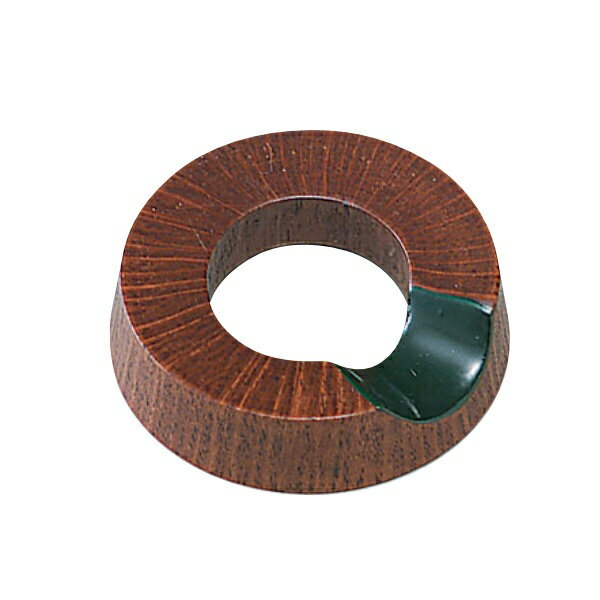 イシダ｜ISHIDA 箸置き 5cm リング 漆 木製 天然木 箸置 緑