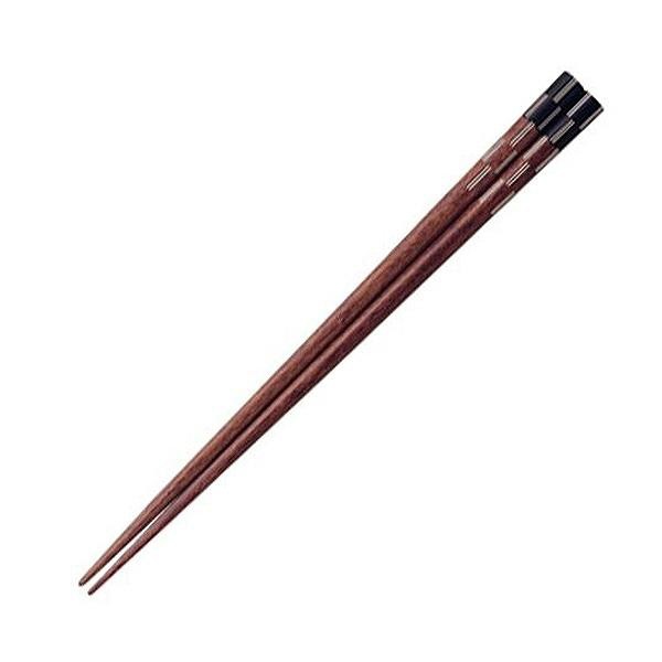 イシダ｜ISHIDA 箸 23cm 埋もれ木 八角箸 木製