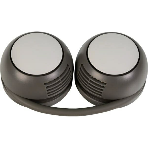 シズカ｜SHIZUKA ドラム式ネックファン SUZ-HiE ダークグレー SZ-2512