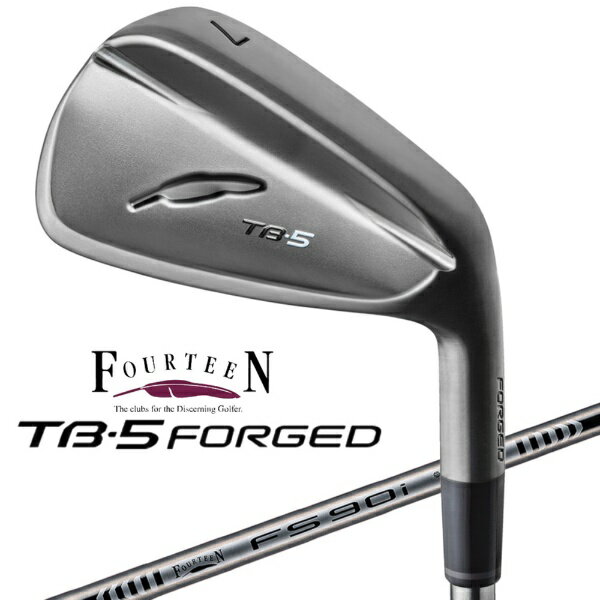 フォーティーン｜FOURTEEN アイアン TB-5 FORGED 2025 #5 ダイヤモンドブラックサテン仕上げ [23° /FS-90i-BLACK オリジナルスチールシャフト /S /右利き用]