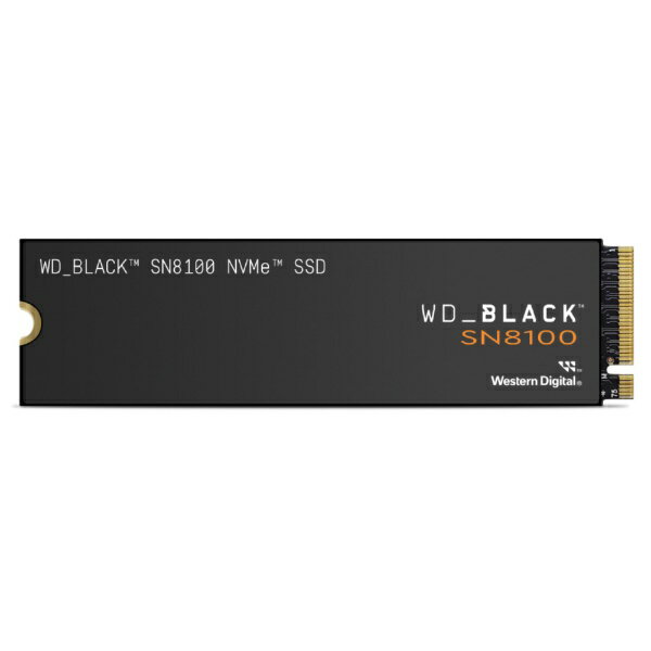 WESTERN DIGITAL｜ウェスタン デジタル WDS400T1X0M 内蔵SSD PCI-E Gen5接続 WD_BLACK SN8100 [4TB /M.2]