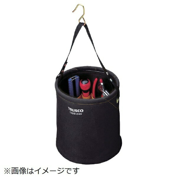 トラスコ中山｜TRUSCO NAKAYAMA アタッチメント付電工バケツ　Φ240X240　TADB240