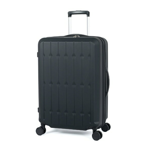 Carry Cases - A.L.I｜アジア・ラゲージ スーツケース ジッパータイプ 宿泊目安： 4〜6日間 66L ドリンクホルダー付き ダブルキャスター マットブラック ALI-6030SD-24W
