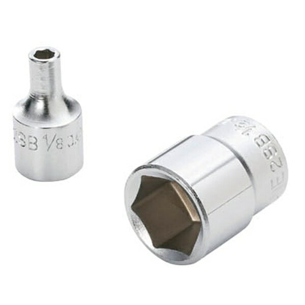 ■スタンダードタイプの対辺6角形状です。■差し込み後、トルクをかけてもナメにくくなっています。【仕様】・差込角（mm）： 9.5・全長（mm）： 29・対辺寸法（インチ）： 19/32・インチサイズ