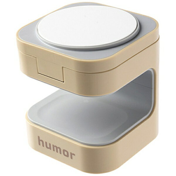HAMEE|ハミィ humor Qi2対応 2in1 ワイヤレス充電器 ベージュ 690-985113