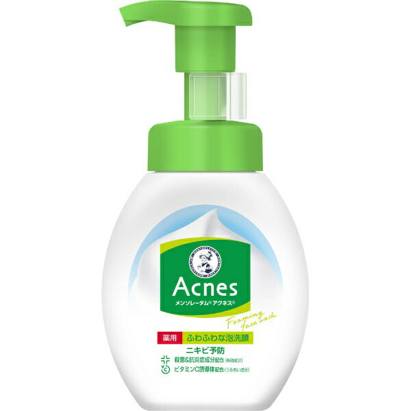 ロート製薬　ROHTO MENTHOLATUM（メンソレータム）アクネス薬用ふわふわな泡洗顔（160ml)［泡洗顔］【wtcool】