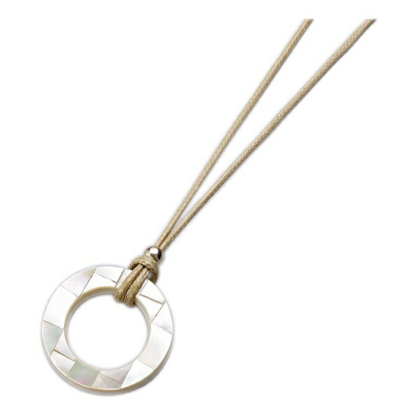 パール｜Pearl グラスホルダーネックレス ホワイト MHL-34