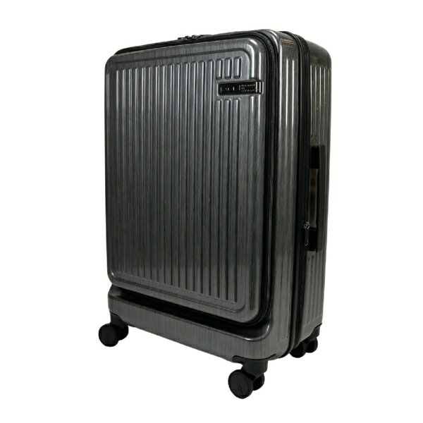 ACE｜エース DESIGNED BY ACE IN JAPAN スーツケース フロントオープンラゲージ 67-75L 拡張型サイズ ヘアラインブラック ACE-548202 [TSAロック搭載]のサムネイル