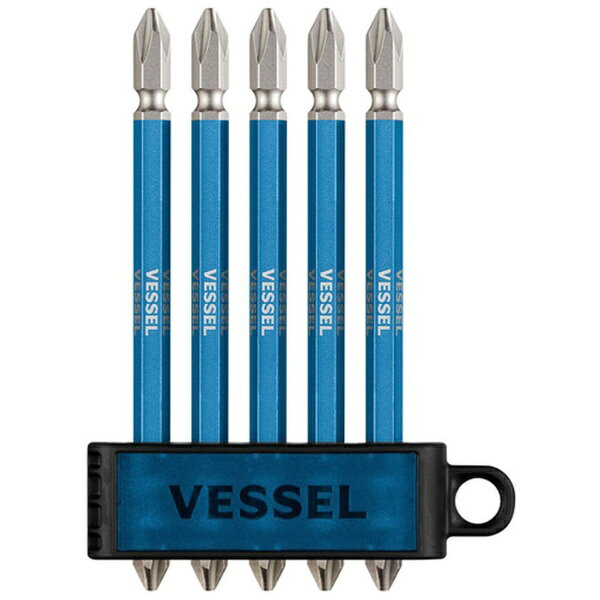 ベッセル｜VESSEL VESSEL 【11月末発売予定】GS5P-GBL 両頭剛彩ビット5本組 ギャラクシー青