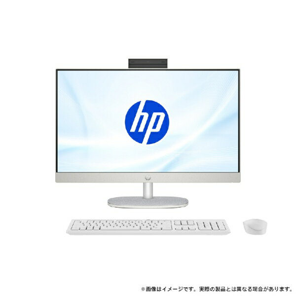 【エントリーで最大2万ポイント当たる｜1/20まで】 HP｜エイチピー デスクトップパソコン Aio シェルホワイト BD5A6PA-AAAB [23.8型 /Windows11 Home /intel Core Ultra 5 /メモリ：16GB /SSD：1TB /Office HomeandBusiness /2025年6月モデル] 2