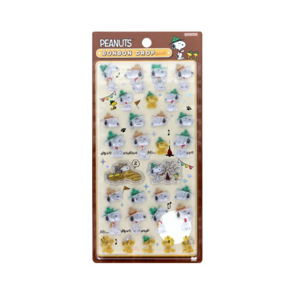 サンスター文具｜sun-star 【限定】ボンボンドロップシール スヌーピー ビーグル・スカウト S8812179のサムネイル