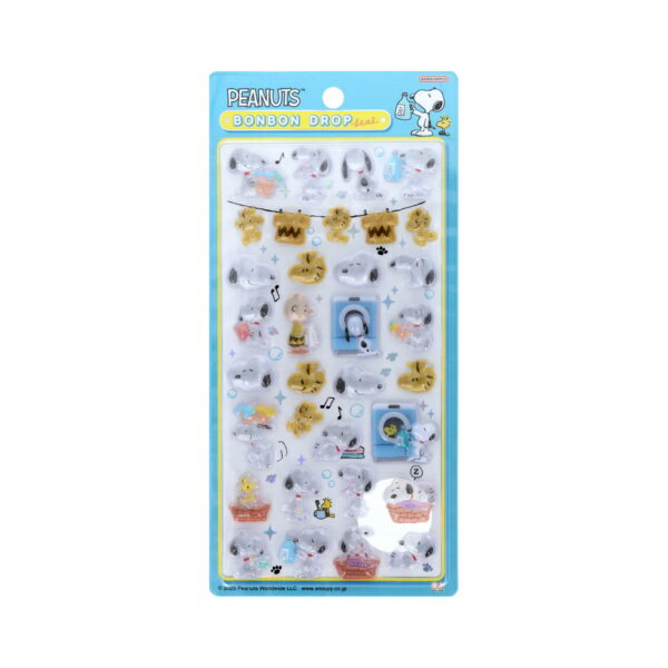サンスター文具｜sun-star 【限定】ボンボンドロップシール スヌーピー ランドリー S8812187のサムネイル