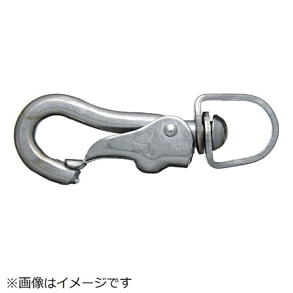 ■線材を曲げ加工しており、強度があり、安定しています。【用途】・チェーンの先端金具・フックとして。・フェンス用チェーンの先端金具。【仕様】・使用荷重（kN）： 0.29・A（mm）： 63・B（mm）： 6・C（mm）： 17