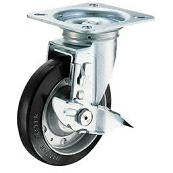 ハンマーキャスターセールス｜HAMMER CASTER 400S型　自在SP付　ゴム車150mm　419S...